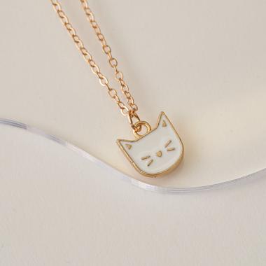 ねこチャームネックレス