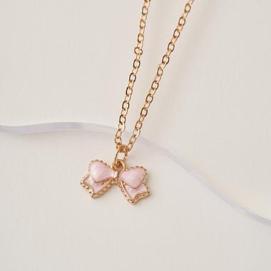 リボンモチーフネックレス