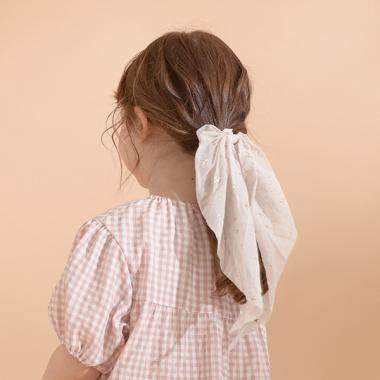 星柄リボンシュシュ