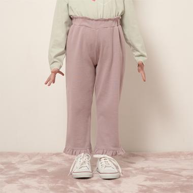 【エニウェアシリーズ】9分丈裾フリルパンツ