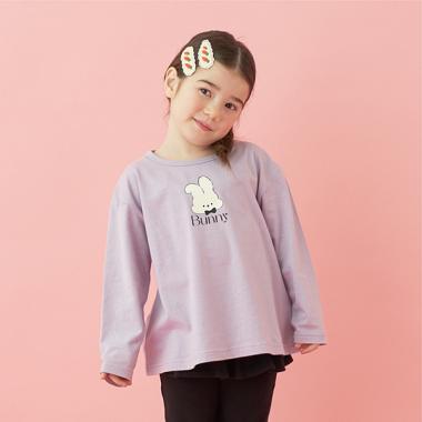 【型崩れしないやわらかコットン】アソートプリントAラインTシャツ