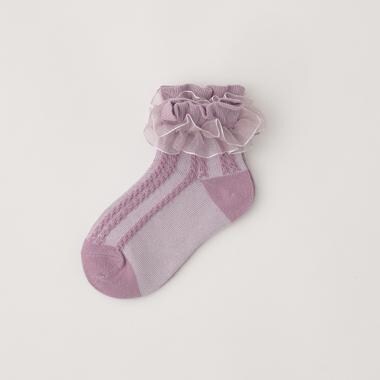 フリルレース付きソックス