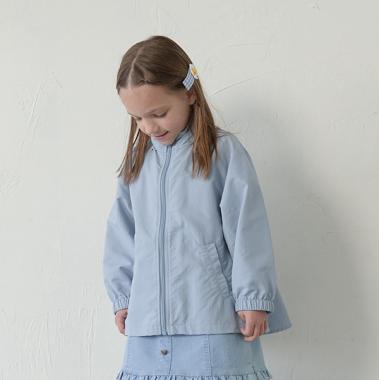 【撥水加工】バックフリルAラインエブリデイマウンテンパーカ(収納袋付き)