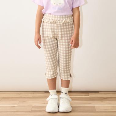 【ともパン】サイドスリット7分丈カプリパンツ