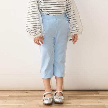 【ともパン】バックフリル7分丈カプリパンツ