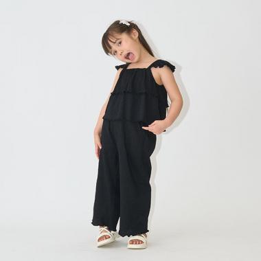 キャミ&ロングワイドパンツセットアップ