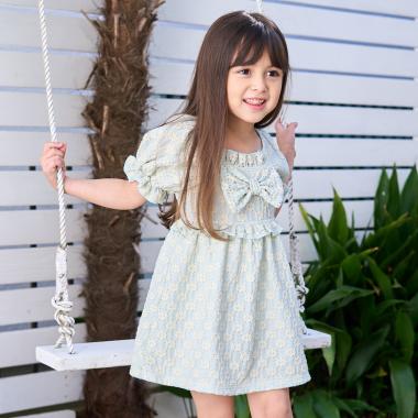 【SWIM】【水着】【UV加工】フラワージャガードワンピース風セパレート