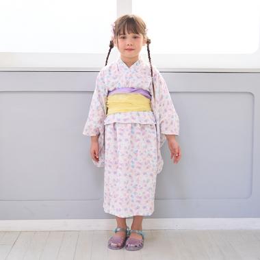 【浴衣】簡単着付け♪柄アソート・2wayセパレートタイプ(帯2枚セット)