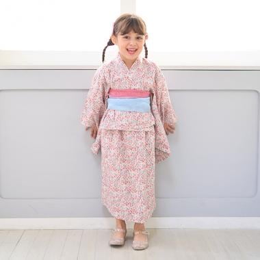 【浴衣】簡単着付け♪柄アソート・2wayセパレートタイプ(帯2枚セット)