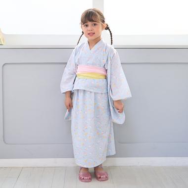 【浴衣】簡単着付け♪柄アソート・2wayセパレートタイプ(帯2枚セット)