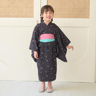 【浴衣】簡単着付け♪柄アソート・2wayセパレートタイプ(帯2枚セット)