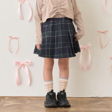 アソートチェック・ランダムプリーツスカート(インパン付き)