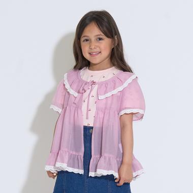 シアーギャザートップス