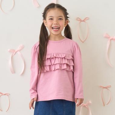 【どちらが前でもOK】【ソフトコットン】AラインTシャツ