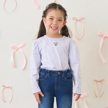 【どちらが前でもOK】【ソフトコットン】AラインTシャツ