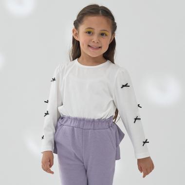 【ソフトコットン】アソートリボンモチーフAラインTシャツ