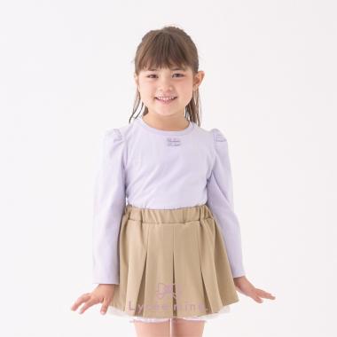 【Lycee mine バレエシリーズ】パワーショルダーリボン付きトップス