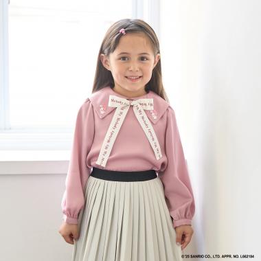 【サンリオキャラクターズ】ボウタイ付きブラウス