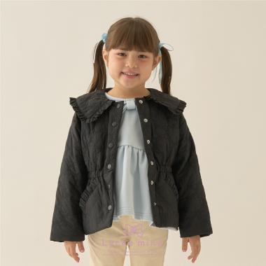 【Lycee mine バレエシリーズ】ミドル丈リボンキルティングジャケット