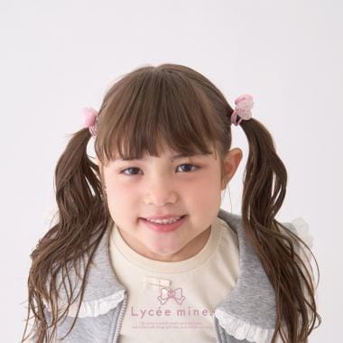 【Lycee mine バレエシリーズ】ラメハートヘアゴム2Pセット