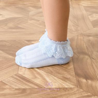 【Lycee mine バレエシリーズ】ふりふりレース付きソックス