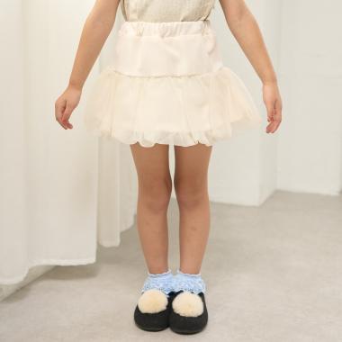 オーガンジーバルーンスカート(インパン付き)