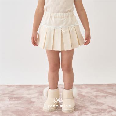 【Lycee mine バレエシリーズ】ボックスプリーツスカート(インパン付き)