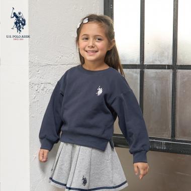 【U.S.POLO ASSN.】ワンポイント刺しゅうスウェット