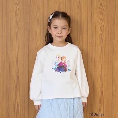 【Frozen】【毛玉バイバイ裏起毛】キラキララメ＆転写アソートプリントスウェット