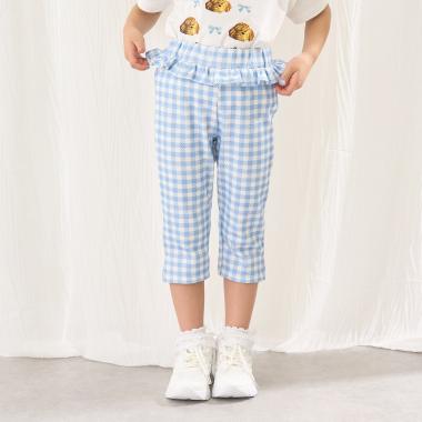 【ともパン】サイドスリット7分丈カプリパンツ