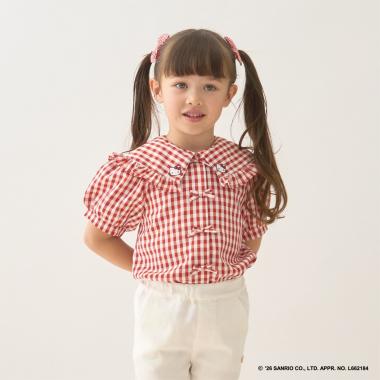 【サンリオキャラクターズ】ハローキティ/クロミ アソート刺しゅうブラウス