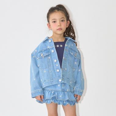 【ともデニ】アソート刺しゅう総柄Gジャン