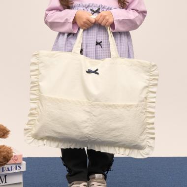 【スクール対応】【撥水・防汚・耐久・UV】リボン付きフリルレッスンバック