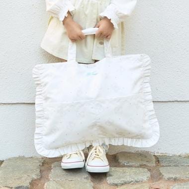 【スクール対応】【撥水・防汚・耐久・UV】リボン付きフリルレッスンバック