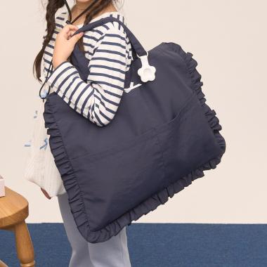 【スクール対応】【撥水・防汚・耐久・UV】リボン付きフリルレッスンバック