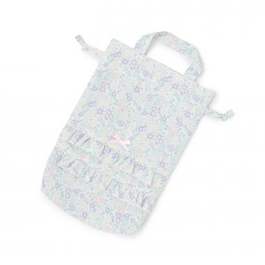 【スクール対応】【撥水・防汚・耐久・UV】リボン付きフリルシューズバック