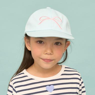 リボン刺しゅうキャップ