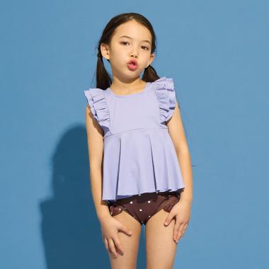 【SWIM】【UVカット】カラバリ豊富セパレート水着（スクール対応あり)