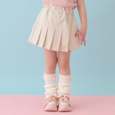 フロントプリーツハートポケットカラースカパン