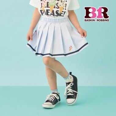 【サーティーワン アイスクリーム】【安心/インパン付き】プリーツスカート
