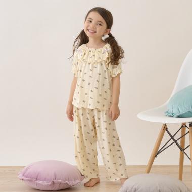 【どちらが前でもOK】【接触冷感】ひんやりとろけるパジャマ