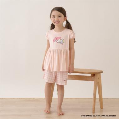 【サンリオキャラクターズ】【接触冷感】【どちらが前でもOK】ひんやりとろけるパジャマ