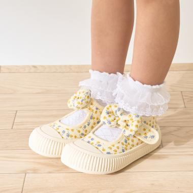 フラワーオープンスニーカー