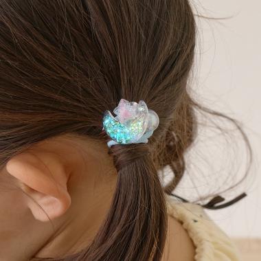キラキラモチーフヘアゴム2コセット