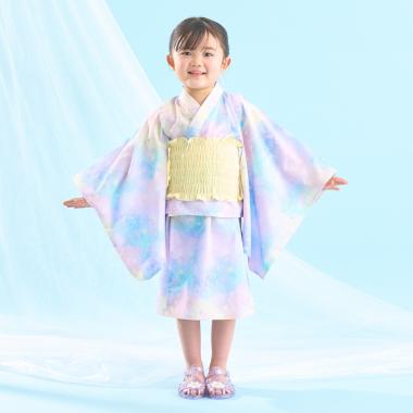 【予約/4月下旬～5月上旬入荷予定】【簡単着付け♪】【接触冷感】4wayセパレート浴衣つくり帯(OHANA)