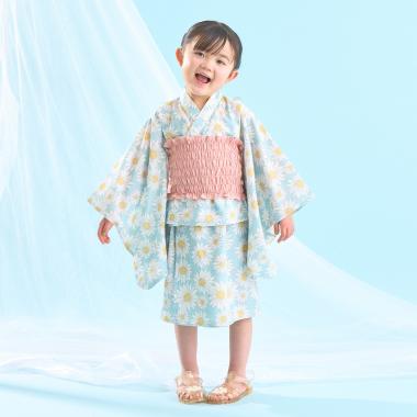 【予約/4月下旬～5月上旬入荷予定】【簡単着付け♪】【接触冷感】4wayセパレート浴衣つくり帯(kawaii)