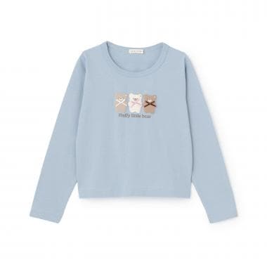 【綿100%】【ムテキT】【防汚/UV/速乾】ぷくぷくプリントとリボンTシャツ