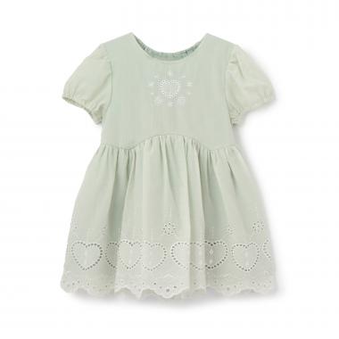 【予約/6月下旬～7月上旬入荷予定】【綿100%】カットワークレースチュニック