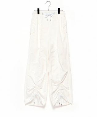 シャーリングワイドパンツ