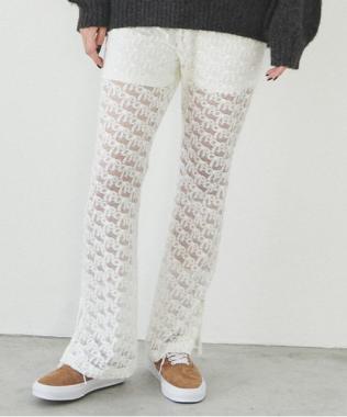 レースフレアパンツ